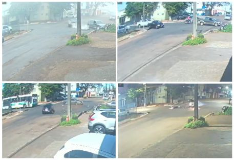 Atenção, perigo! Diversos acidentes são registrados no cruzamento das Ruas do Comércio e Delfino Dias do Prado Imagem referente a Atenção, perigo! Diversos acidentes são registrados no cruzamento das Ruas do Comércio e Delfino Dias do Prado