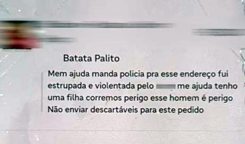 Vítima de estupro que pediu socorro pelo iFood conversou com funcionária de restaurante ’em códigos’