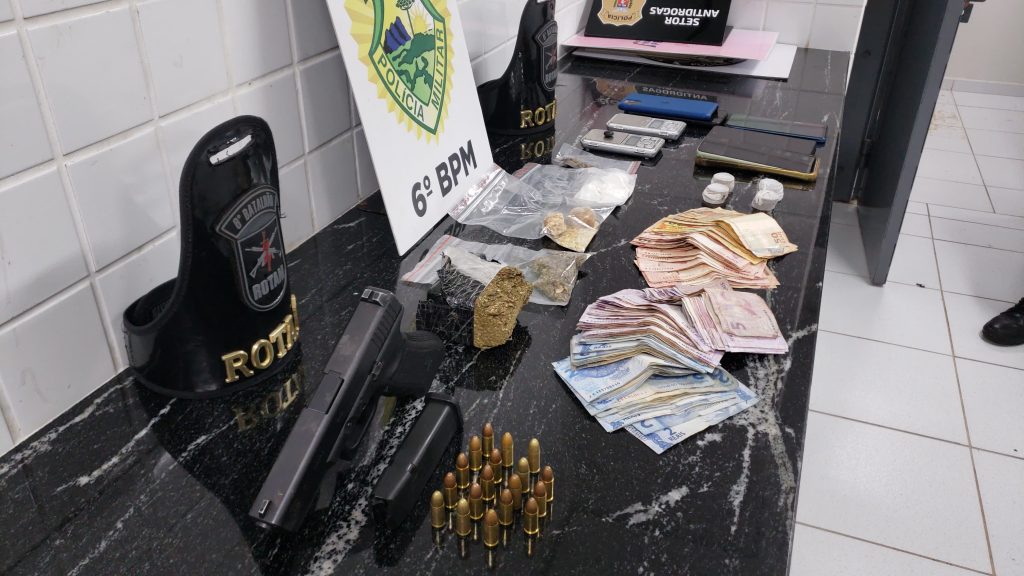 ROTAM desmantela ponto de tráfico no Bairro Floresta