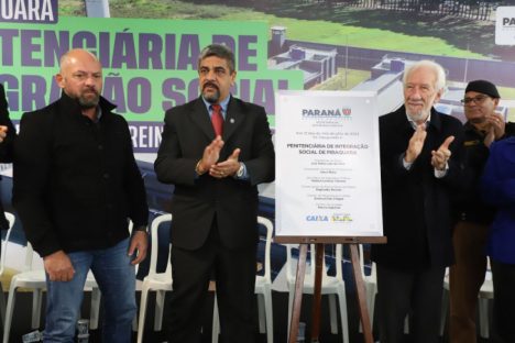Piana inaugura unidade prisional com 392 vagas no complexo penitenciário de Piraquara