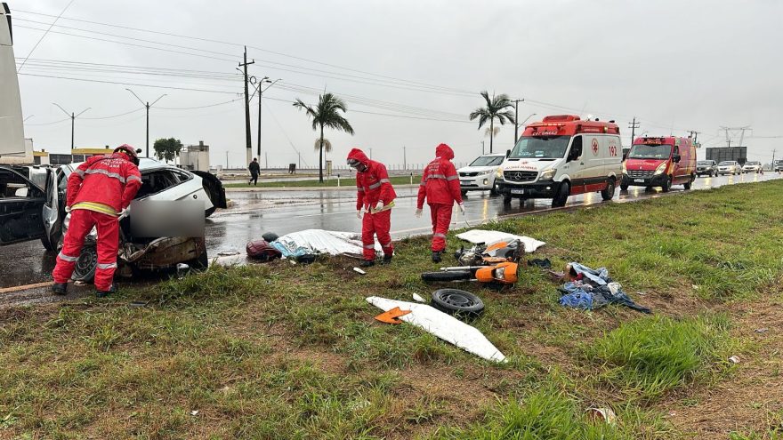 Motociclista morre após grave acidente de trânsito em Sede Alvorada