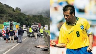 Dunga e esposa ficam feridos em acidente de trânsito no Paraná