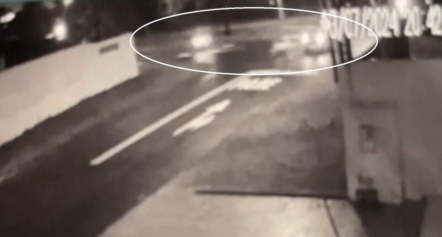 Câmera flagra forte acidente de trânsito no bairro Coqueiral