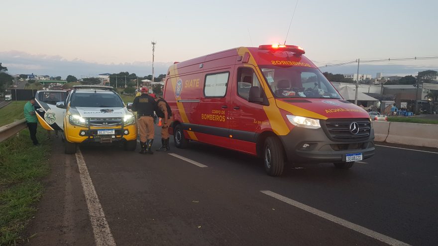 Homem fica em estado grave ao ser atropelado na rodovia PRc-467