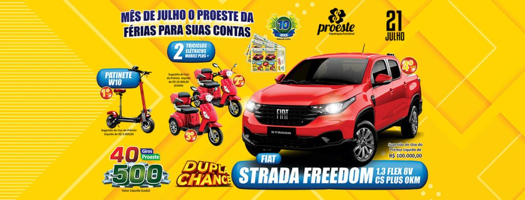 Confira os ganhadores do Proeste deste domingo (21)