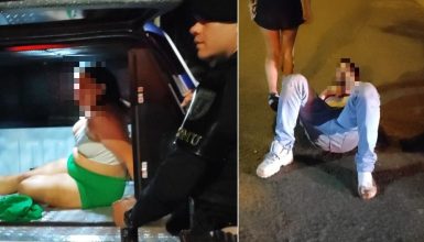 Imagem referente a Que loucura! Acidente e pancadaria são registrados na Rua Claudia Galante Padovani