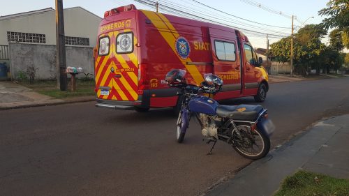 Acidente entre duas motos deixa passageira ferida na Rua Altemar Dutra Imagem referente a Acidente entre duas motos deixa passageira ferida na Rua Altemar Dutra