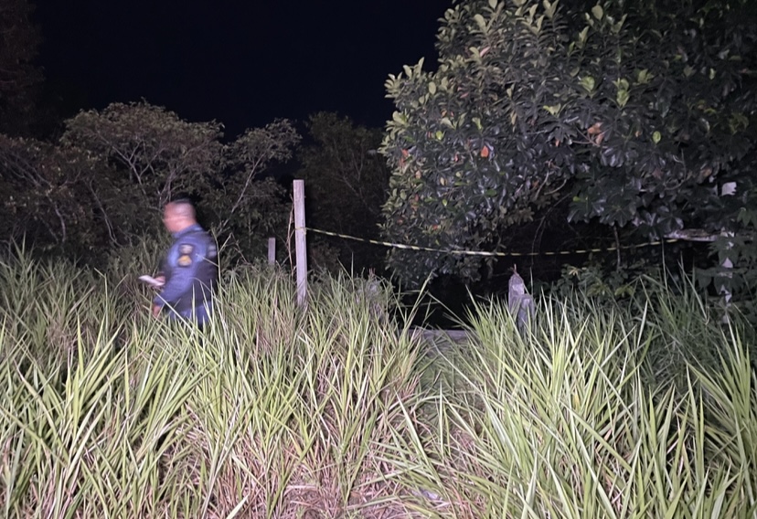 Pernas humanas são encontradas em saco plástico em área de vegetação