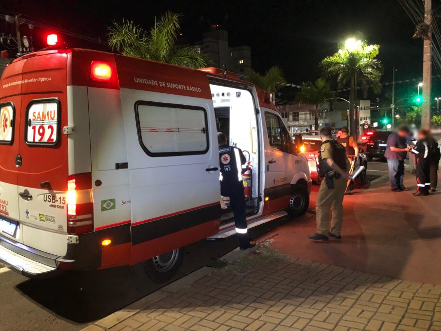 Jovem de 19 anos em surto psicótico é socorrida na Avenida Brasil