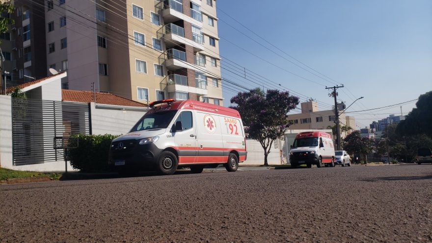 Idoso é socorrido pelo Samu após quadro de insuficiência respiratória no Ciro Nardi