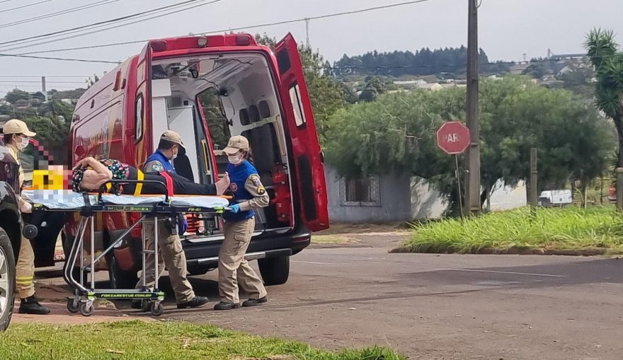 Idosa é socorrida pelo Siate no Bairro Parque São Paulo