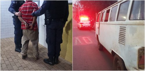 Imagem referente a Sextou! motorista de Kombi embriagado e sem carteira é preso após realizar manobras perigosas