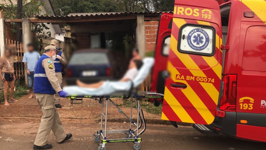 Menino de nove anos fica ferido ao cair de bicicleta no Melissa