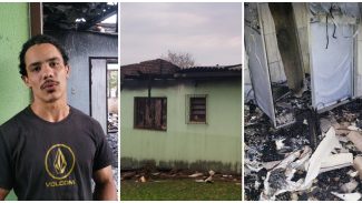 Família busca ajuda após incêndio devastador em residência no Bairro Neva