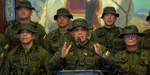 Forças Armadas da Venezuela reafirmam lealdade a Maduro Imagem referente a Forças Armadas da Venezuela reafirmam lealdade a Maduro
