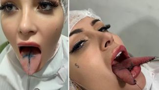 Andressa Urach choca a web ao aparecer com língua partida ao meio; veja vídeo!