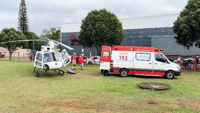 Garota de 14 anos tem AVC hemorrágico e é transferida de helicóptero