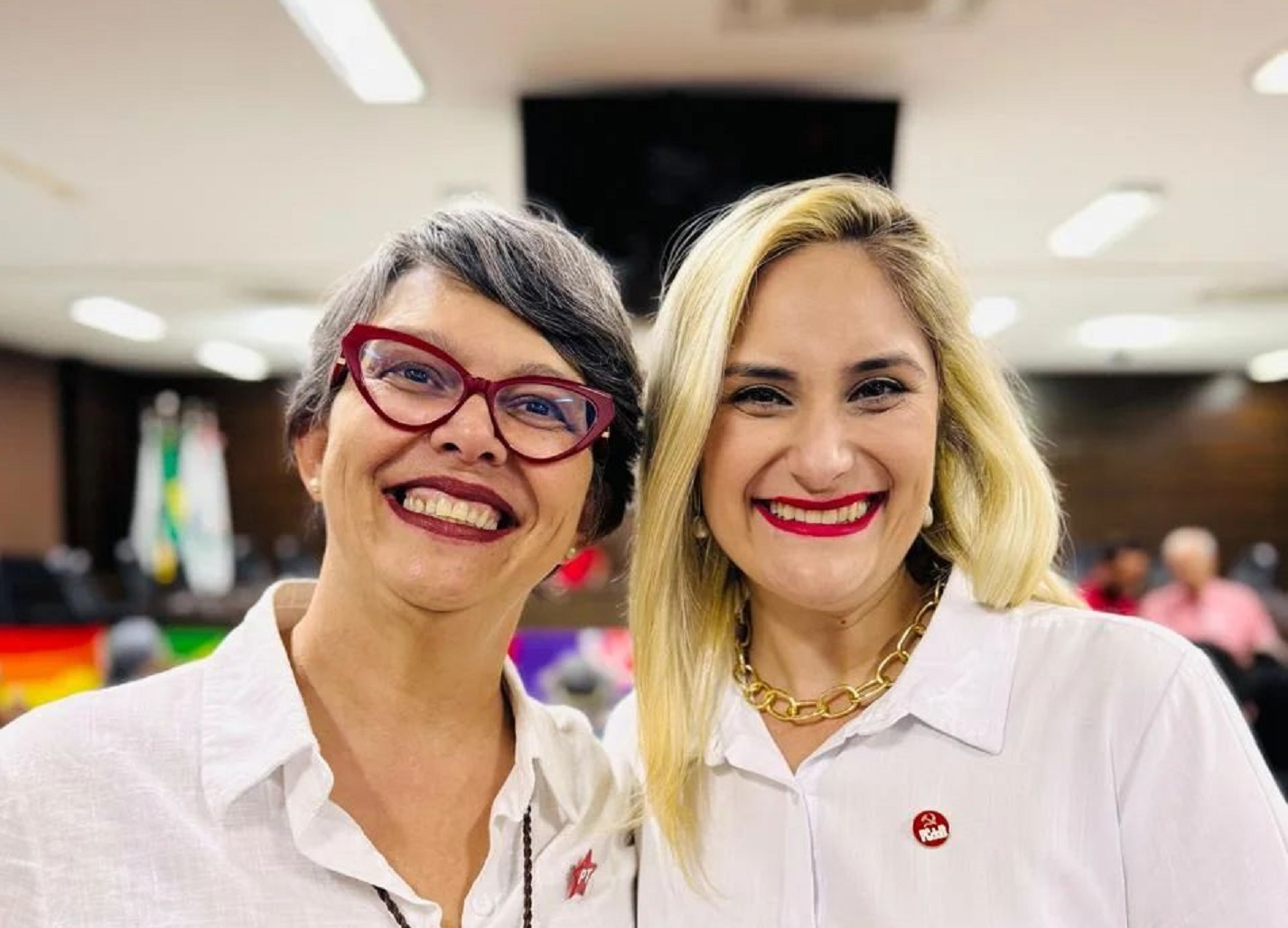 Mulheres no comando: PT e PCdoB disputam vaga na Prefeitura com chapa composta por mulheres Mulheres no comando: PT e PCdoB disputam vaga na Prefeitura com chapa composta por mulheres