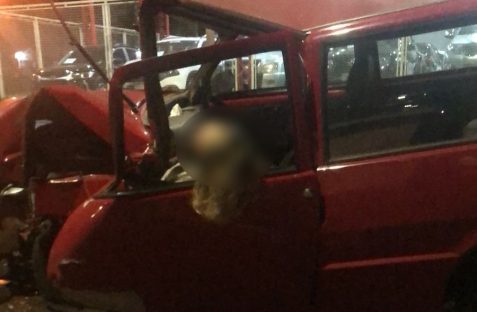 Imagem referente a Câmera mostra acidente brutal que matou mulher em Campina da Lagoa