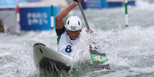 Imagem referente a Canoagem slalom: Ana Sátila encerra final do C1 na quinta posição