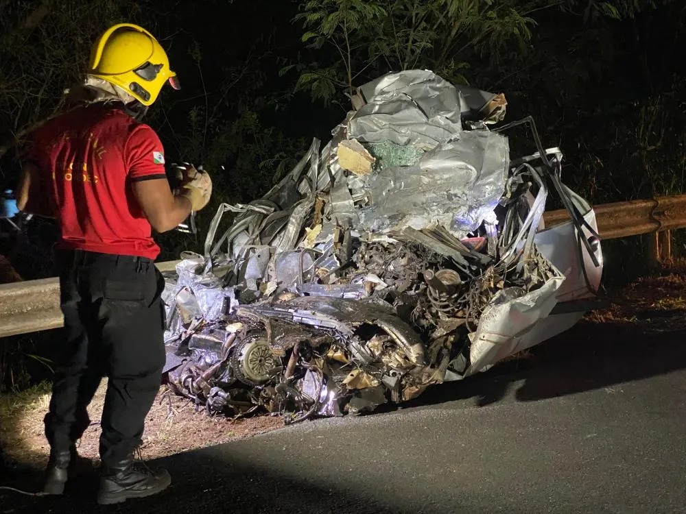 Condutor que morreu em colisão frontal na ponte do Piquiri, em Palotina, estava sozinho no carro