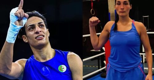 Imagem referente a Olímpiadas 2024: Boxeadora desiste de luta contra mulher trans