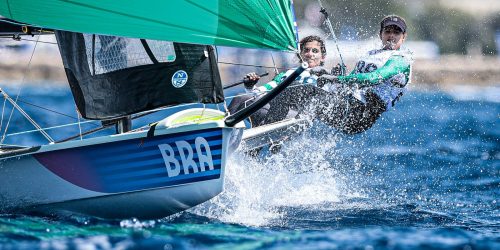 Imagem referente a Vela: Martine e Kahena adiam sonho do tricampeonato olímpico em Paris