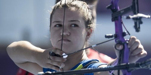 Imagem referente a Tiro com arco: Ana Luiza Caetano se despede nas oitavas de final