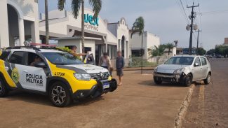 Urgente: Assaltantes em fuga provocam acidente de trânsito no São Cristóvão