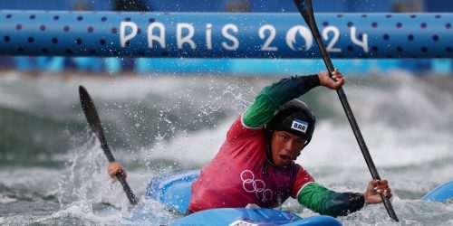 Imagem referente a Olimpíada de Paris: Ana Sátila e Pepê avançam no caiaque cross