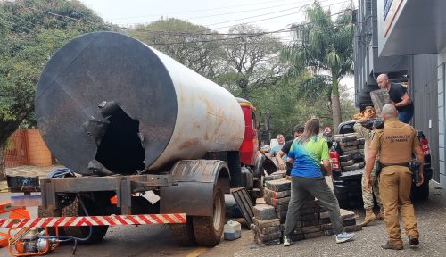 Maconha apreendida em caminhão após perseguição contabilizou 3.190,6 Kg, afirma PF