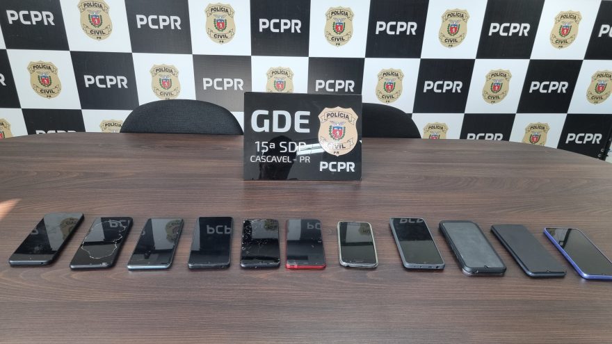 Após casos de furtos, vários celulares são recuperados pelo Grupo de Diligências Especiais