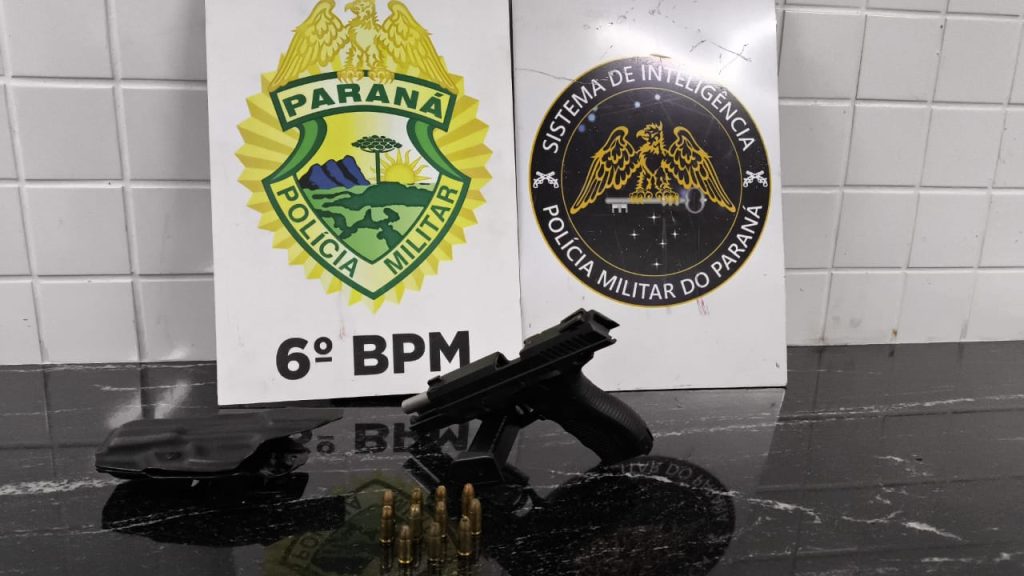 Homem é preso por porte ilegal de arma de fogo em bar no Santo Inácio