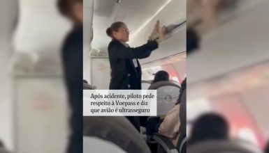 Imagem referente a Ouça pedido de piloto da VoePass aos passageiros em voo com destino à Cascavel