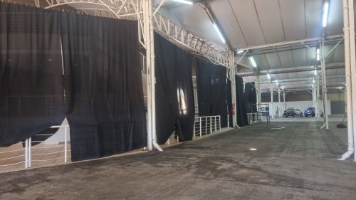 Imagem referente a Centro de Eventos é preparado para eventual velório das vítimas do acidente do voo 2283