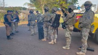 PM dá detalhes sobre ocorrência de homem armado com faca que mobilizou BOPE em Diamante do Oeste