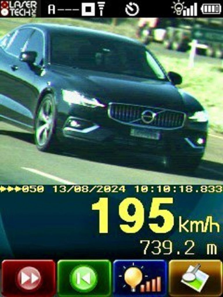 Volvo é flagrado a 195 km/h na rodovia BR-163 em Toledo