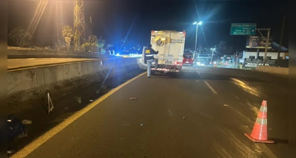 Identificada mulher que morreu atropelada na Avenida Souza Naves em Ponta Grossa