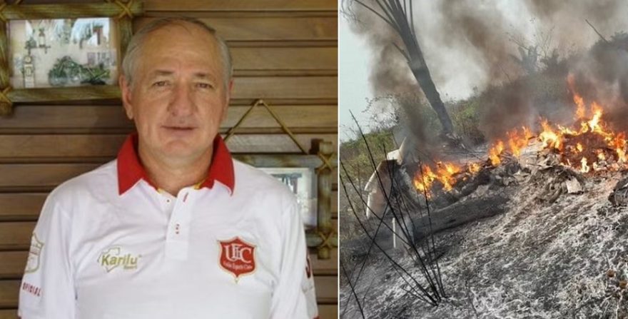 Polícia Civil identifica piloto de avião que caiu com 5 pessoas em MT