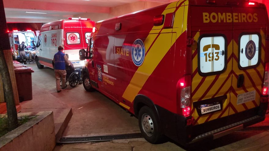 Ciclista fica ferido em acidente no Periolo