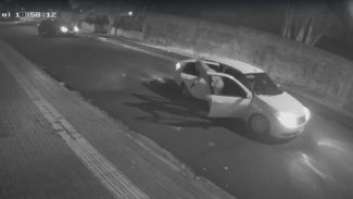 Câmera flagra homicídio de Breno Piter Cezario em Foz do Iguaçu
