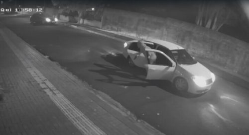 Câmera flagra homicídio de Breno Piter Cezario em Foz do Iguaçu