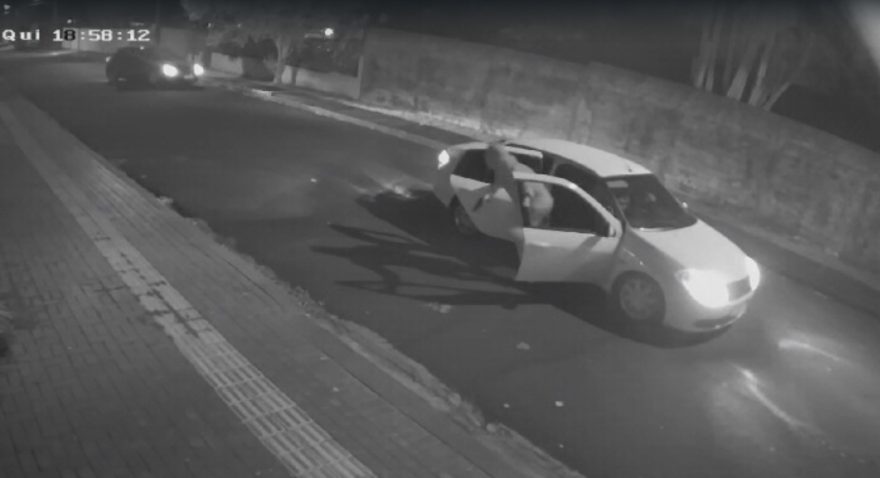 Câmera flagra homicídio de Breno Piter Cezario em Foz do Iguaçu