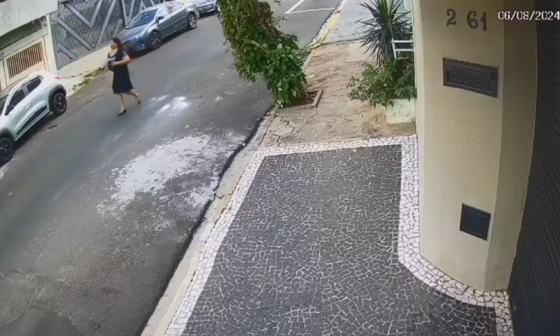 Câmeras de segurança registram últimos momentos de secretária da APAE antes de desaparecer