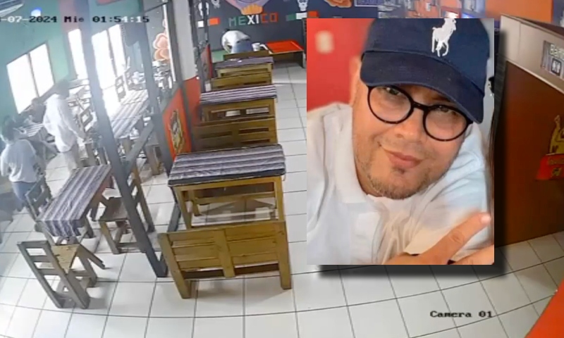 Vídeo mostra empresário sendo executado dentro do próprio restaurante