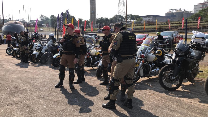Polícia Militar realiza 9° Passeio Motociclístico entre Cascavel e Toledo