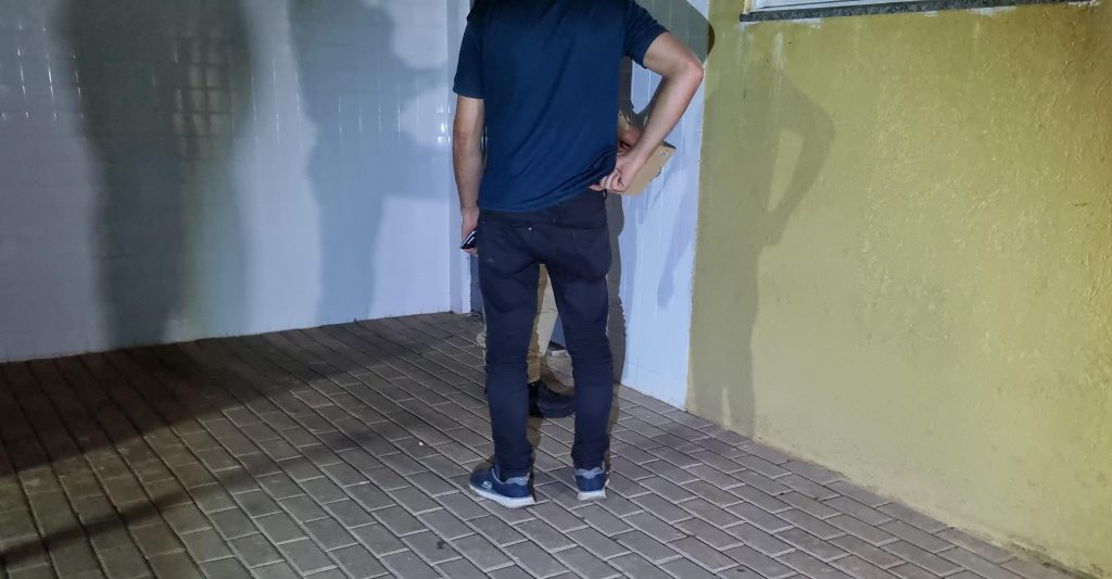 Condutor é preso por embriaguez ao volante após acidente no centro de Cascavel