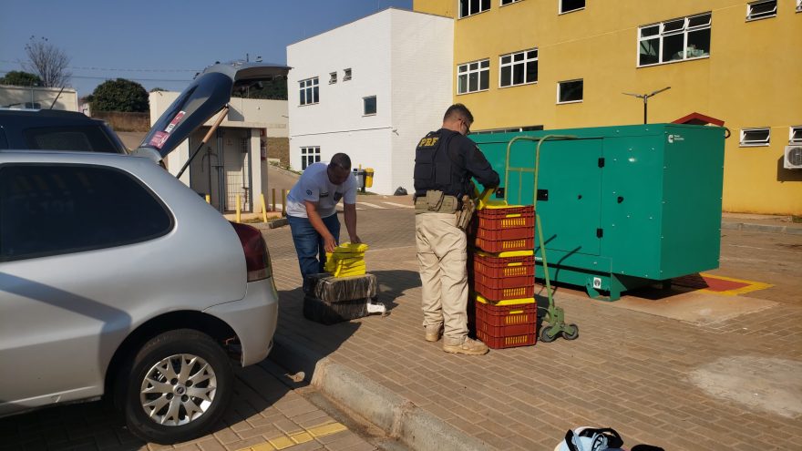 Grande apreensão de drogas é realizada pela PRF em Céu Azul