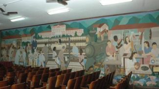 MPF acompanha restauração de painel da artista Djanira em Petrópolis