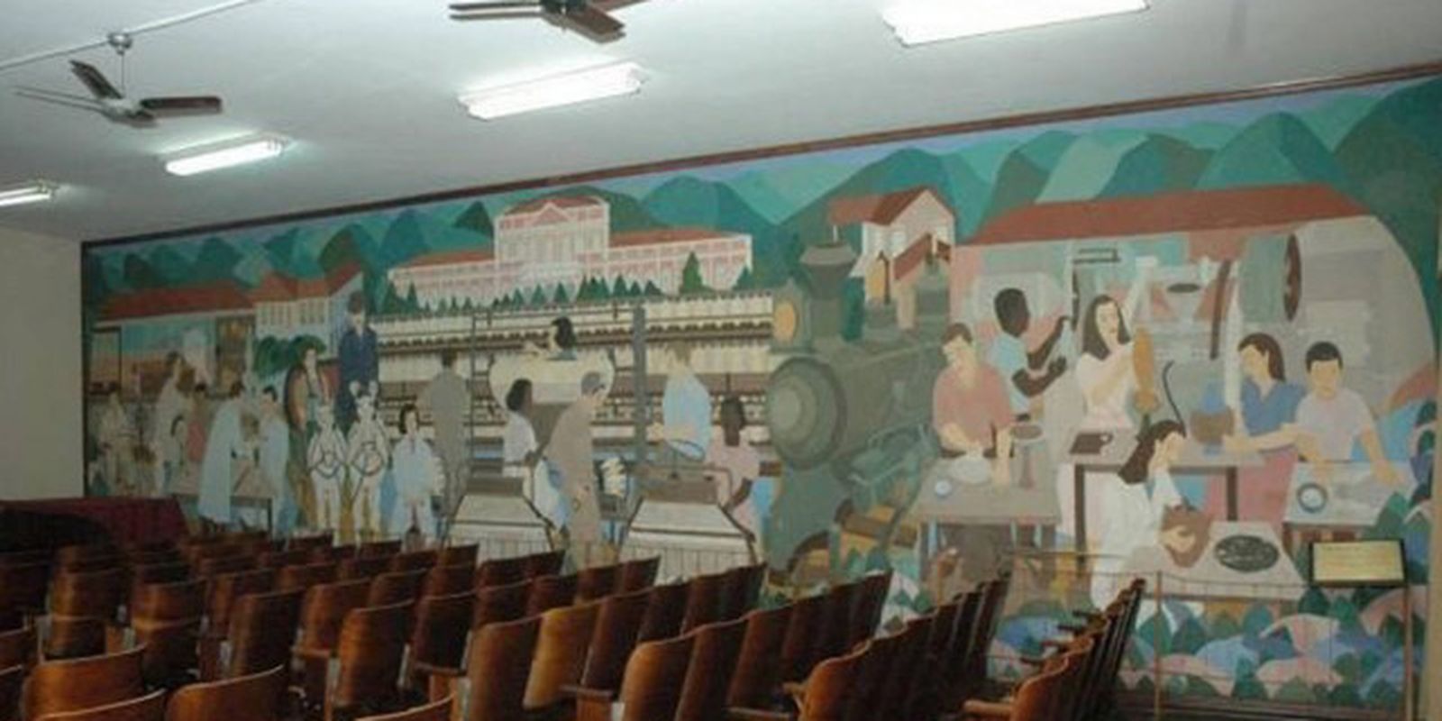 MPF acompanha restauração de painel da artista Djanira em Petrópolis Imagem referente a MPF acompanha restauração de painel da artista Djanira em Petrópolis